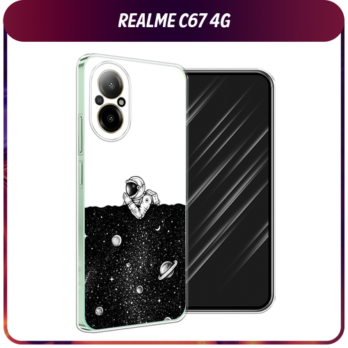 Силиконовый чехол на Realme C67 4G / Реалми C67 4G Космический сон силиконовый чехол на realme c67 4g реалми c67 4g мандала космос