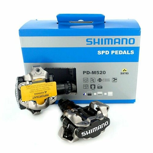 Контактные педали spd Shimano pd-m520 domestic production 5100₽