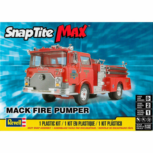 Пожарная машина Max Mack Fire Pumper сборная модель автомобиля revell пожарная легковая машина