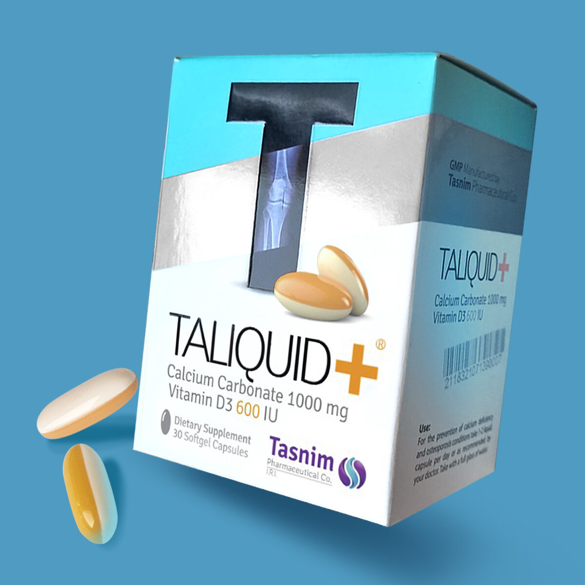Кальций 1000 Мг Д3 600 IU Taliquid №50
