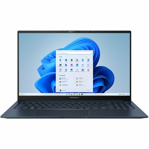 Ноутбук ASUS ZenBook 15 OLED UM3504DA-MA432 AMD Ryzen 5 7535U 2900MHz/15.6/2880x1620/16GB/512GB SSD/AMD Radeon 660M/Wi-Fi/Bluetooth/Без ОС (90NB1161-M00KL0) Blue