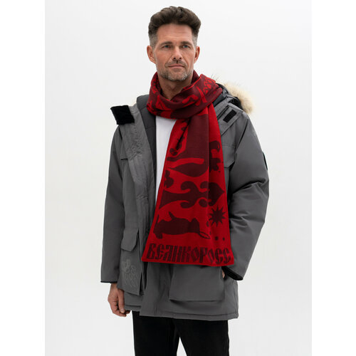 фото Шарф великоросс,180х33 см, красный