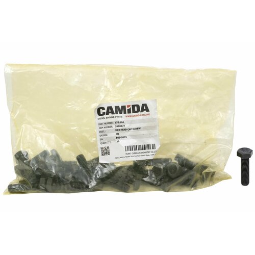 Болт КАМАЗ дв. Cummins ВТ, ISBe 3900677 (М8х1,25х30) (крепление насоса масляного), 170.164 - CAMIDA