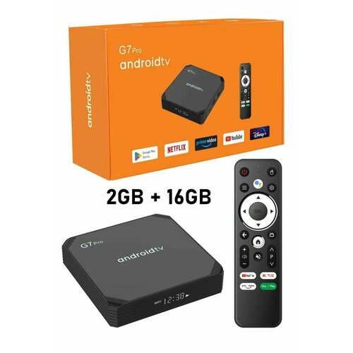 Телевизионная приставка ugoos G7 Pro 2/16 Amlogic S905Y4 ATV box 4K Android 11 BT voice remote тв приставка tanix w2 4 32 с android tv