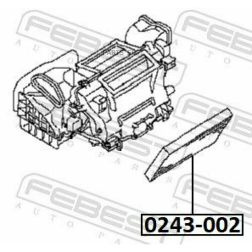 FEBEST 0243002 Фильтр салонный