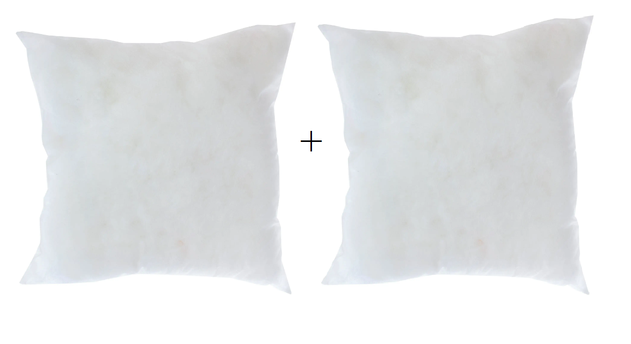 Подушка декоративная «Спанбонд» под наволочку 40х40 см | цвет белый