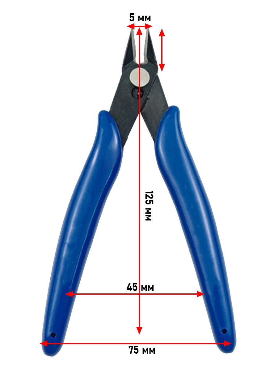 Кусачки бокорезы Plato 170 для проволоки до 1 мм & Боковые щипцы для 3D принтера 170 дюйма & Кусачки для провода & Зажимы-плоскогубцы для электроники