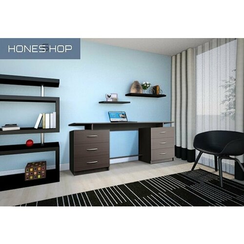 Письменный стол Нивель ЛДСП венге цава 140х60х77 20246₽