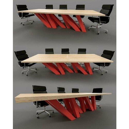 Конференц-стол для переговоров, промышленный дизайн Унсин, 220*120 см
