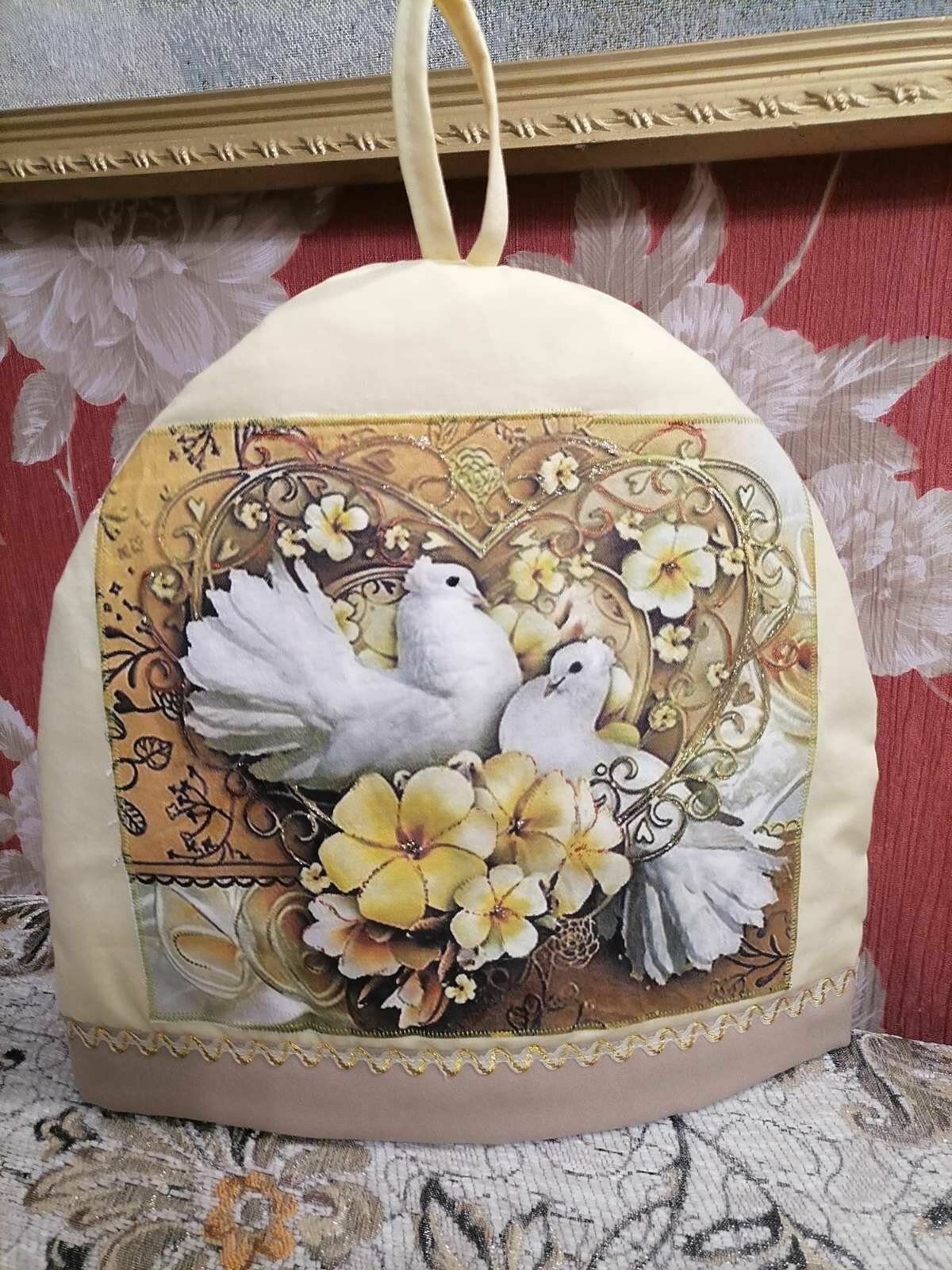 фото Грелка на чайник хлопок 29х30см.