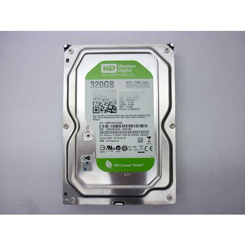 Жесткий диск 35 SATA 320GB WD Caviar Green 990₽