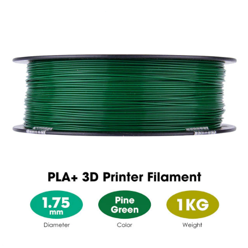 Катушка пластика PLA+ (Lerdge x Esun) / цвет: зеленый катушка пластика pla esun 1 75 мм 1 кг зеленый