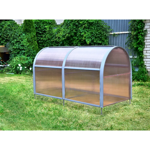 Парник ТМК Прогресс-мини new (1 х 2 х 1,3 м), поликарбонат Нано 4 мм, без грядки