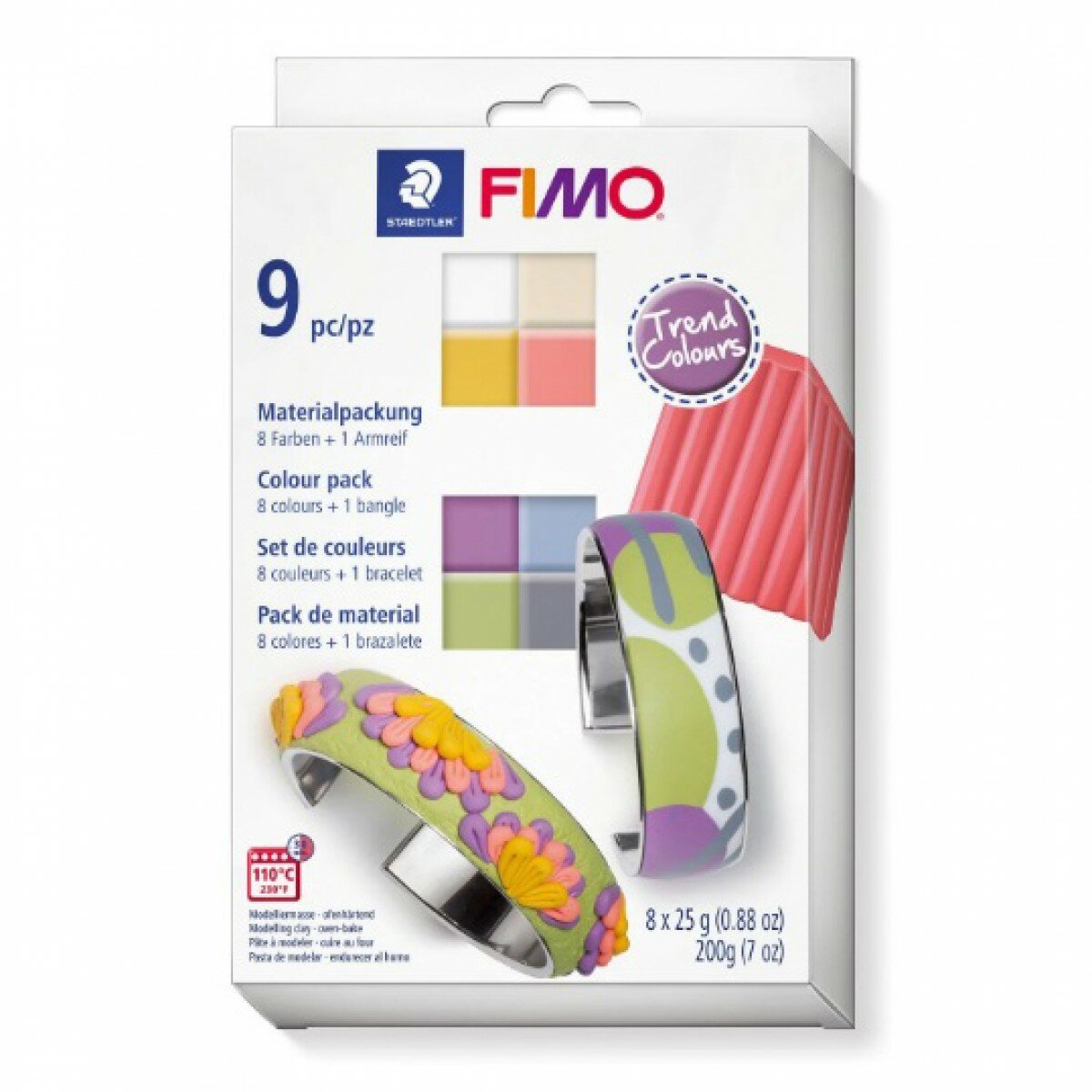 Набор полимерной глины FIMO Soft натуральные цвета FIMO 8023 С8-1Р