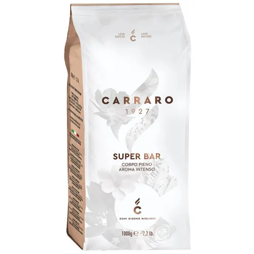 Кофе в зернах Carraro Super Bar, 1 кг (Карраро)