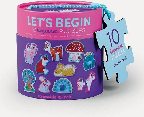 Изображение товара Пазл для детей Crocodile Creek Давай начнём! Единороги серии LETS BEGIN PUZZLE, 20 элементов, 29524
