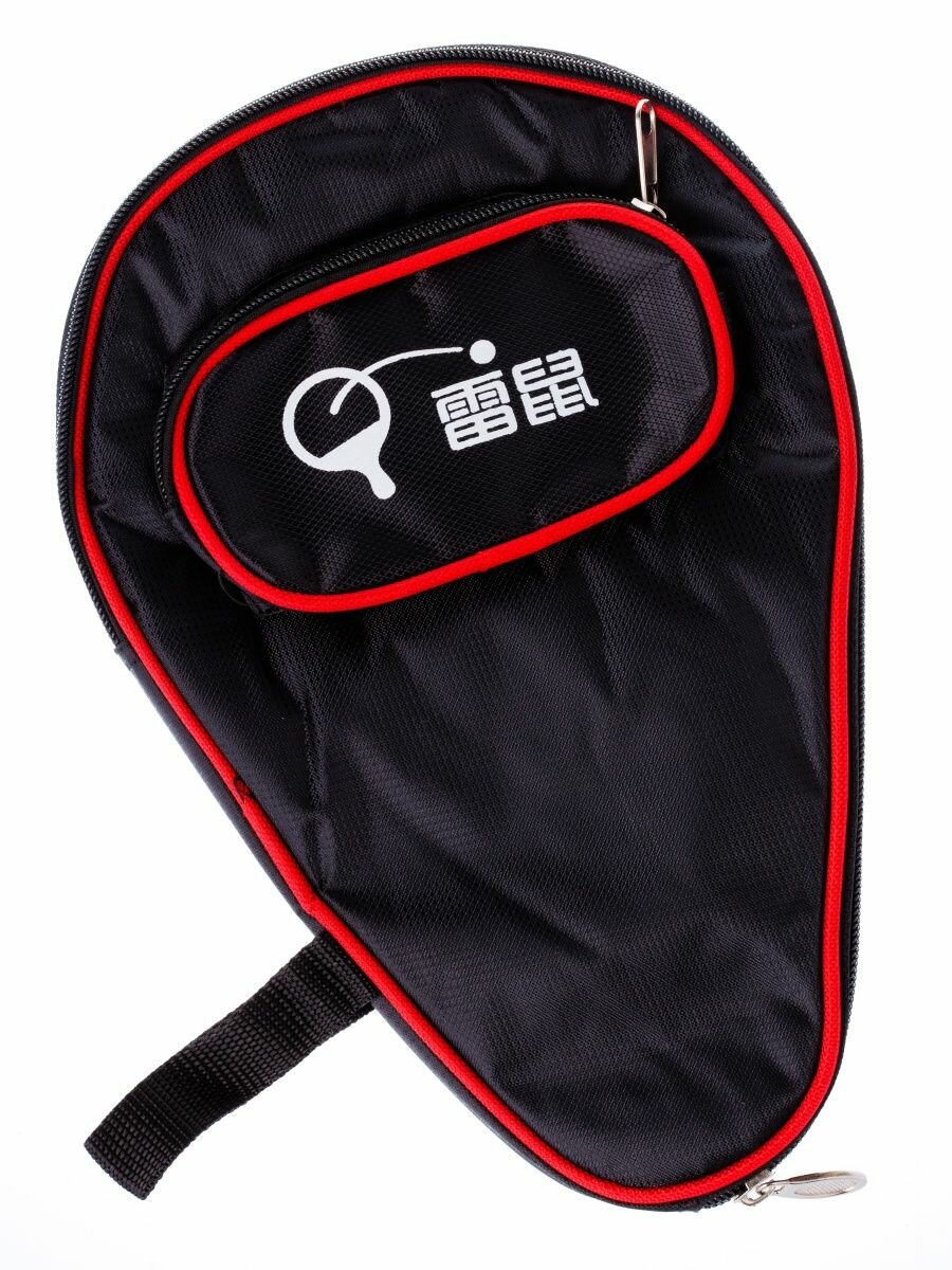Чехол для ракетки для настольного тенниса Estafit c карманом для шариков, черный
