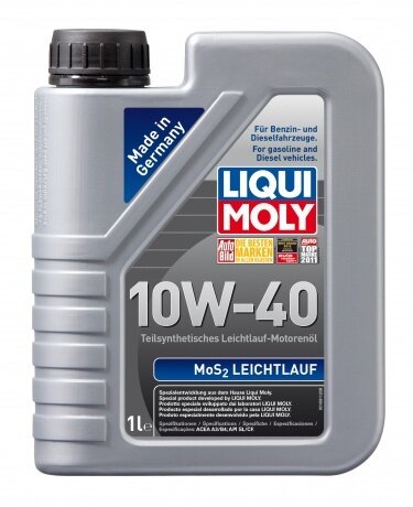 Масло моторное Liqui Moly MoS2 Leichtlauf 10W40 полусинтетическое 1л
