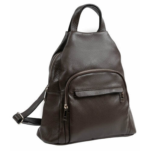 фото Рюкзак sefaro, фактура зернистая, коричневый