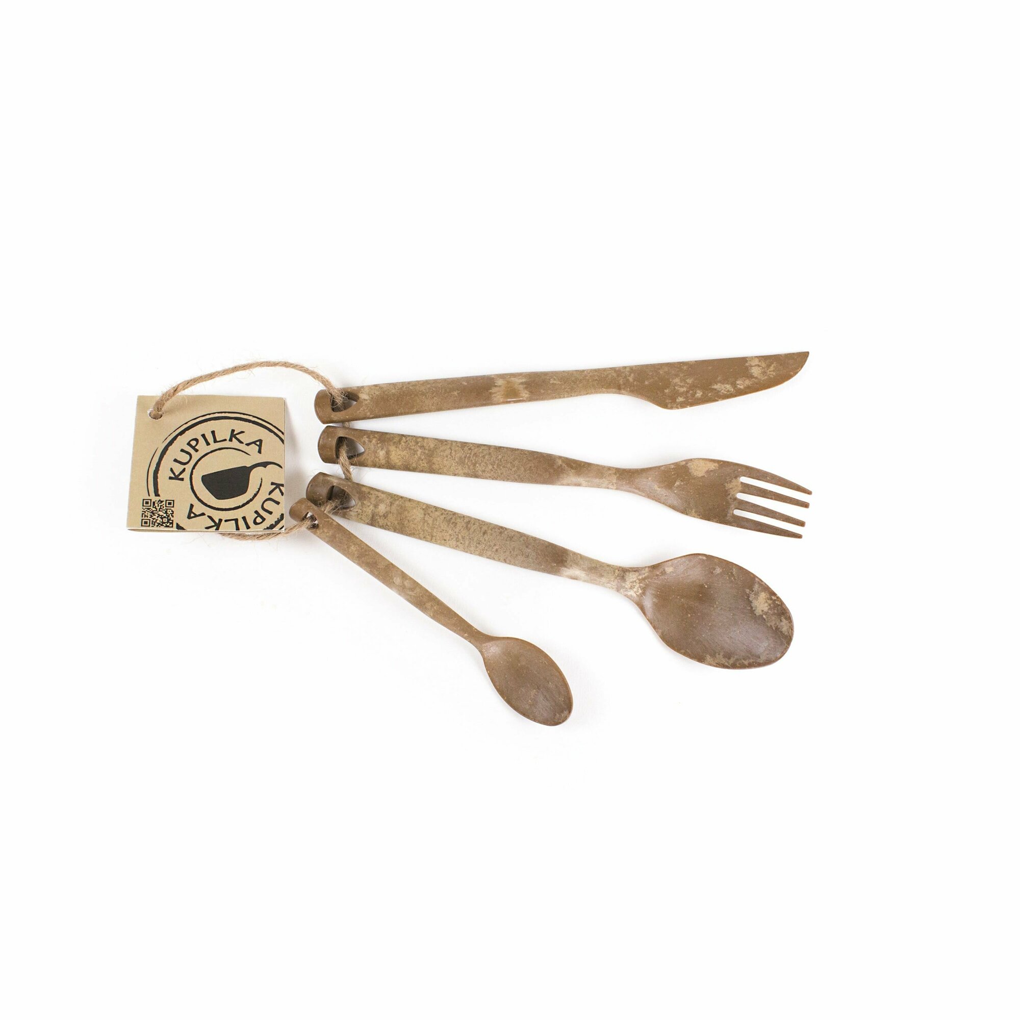 Походная посуда Kupilka 4-Piece Cutlery Set brown