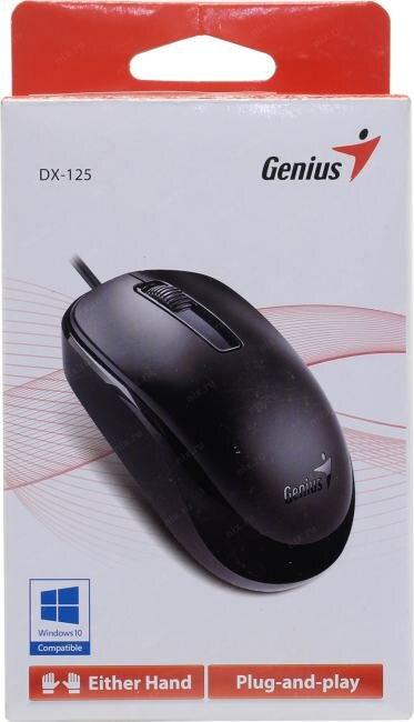 Мыш Genius DX-125 black USB (31010011400) - фото №18