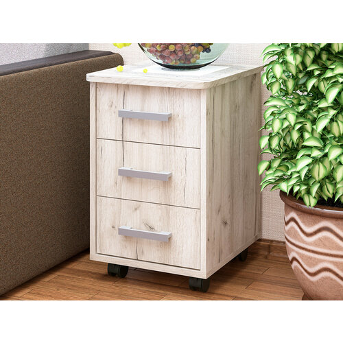 Тумба выкатная В-31, 570х370х430 Крафт серый