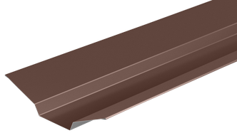 Ендова верхняя 86x80x86х мм 2 м RAL 8017 0.4 мм коричневый