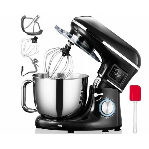 Планетарный кухонный комбайн с подогревом чаши KERCH MyChef HOT 2500 Вт черный 3125900₽