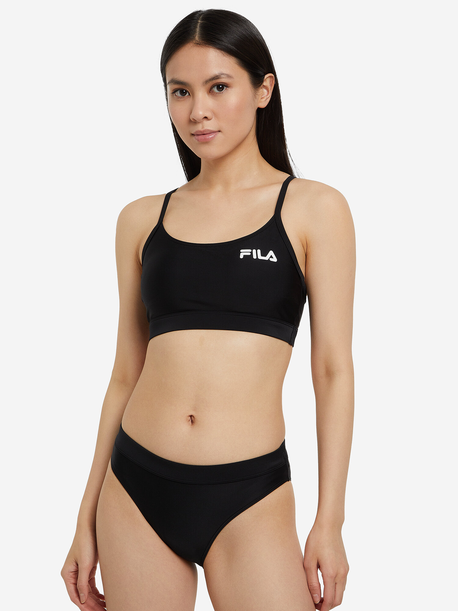 Плавки Fila Women's Solid Swimming Trunks, размер 42, черный