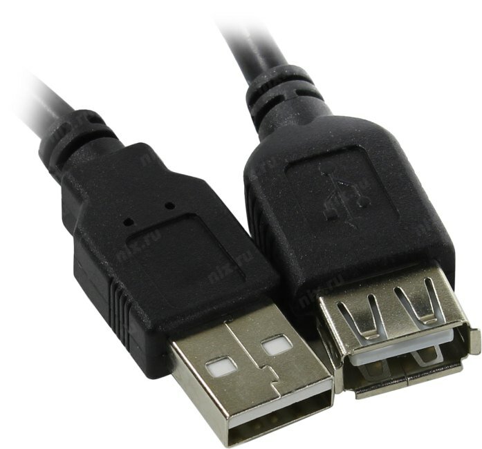 Удлинитель Telecom USB - USB (TUS6990), 1.5 м, черный VCOM Telecom - фото №4