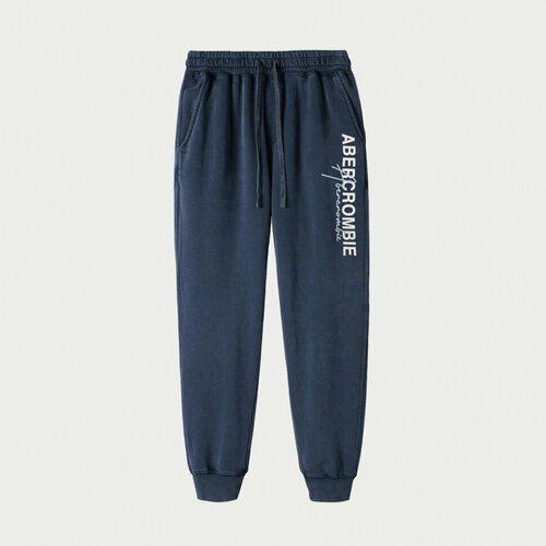 Брюки джоггеры Abercrombie & Fitch, размер M, синий