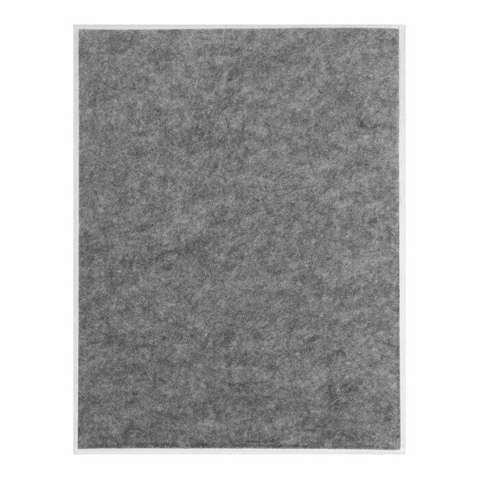 Фурнитура Для Мебели Накладка для мебели из войлока, 210х300 мм, клейкая поверхность, цвет серый 9938801