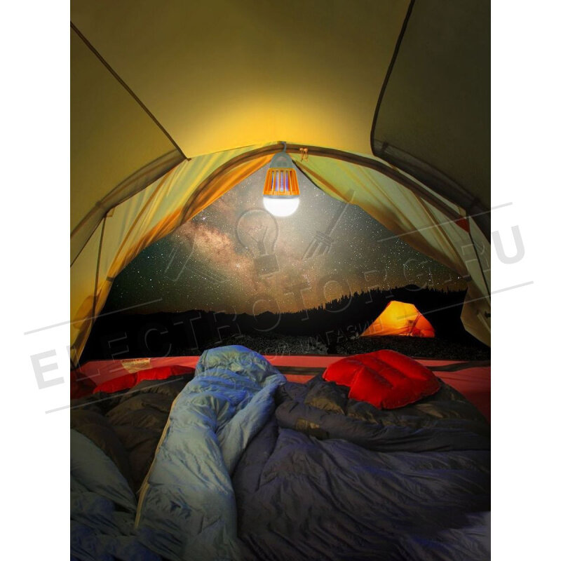 Лампа антимоскитная Rexant р.д.:10м оранжевый/белый - фото №19