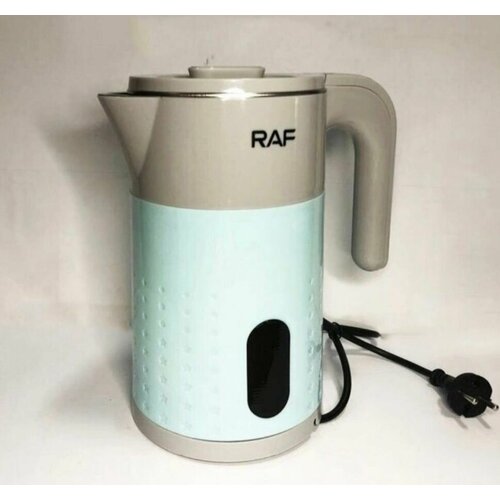 Чайник электрический 2 Л нержавеющая сталь с индикатором работы Голубой 200000₽