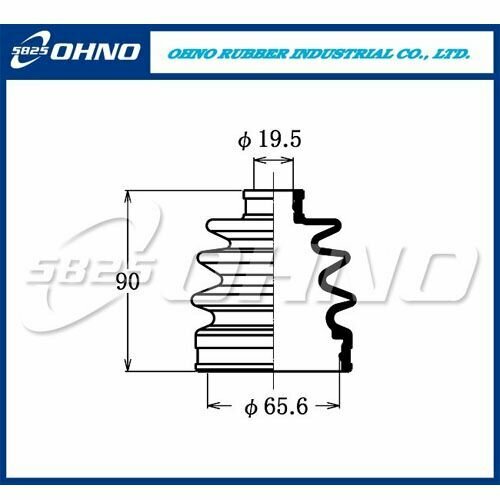 Пыльник привода 5`825 OHNO FB-2505/02-151/04427-52380