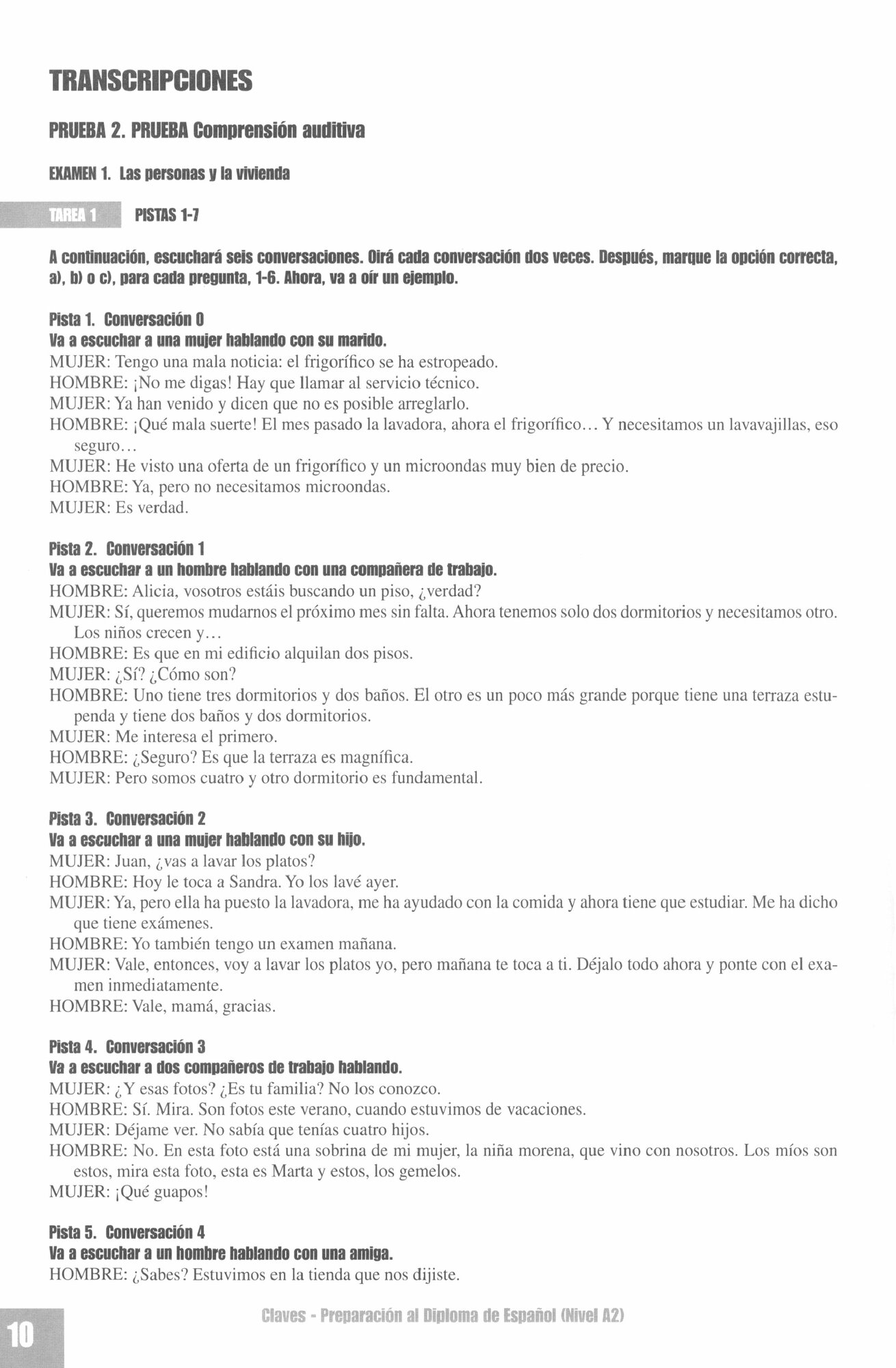 Preparacion al DELE A2. Claves. Soluciones comentadas y transcripciones - фото №3
