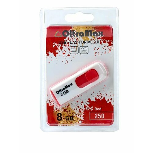 USB флеш накопитель OM-8GB-250-красный