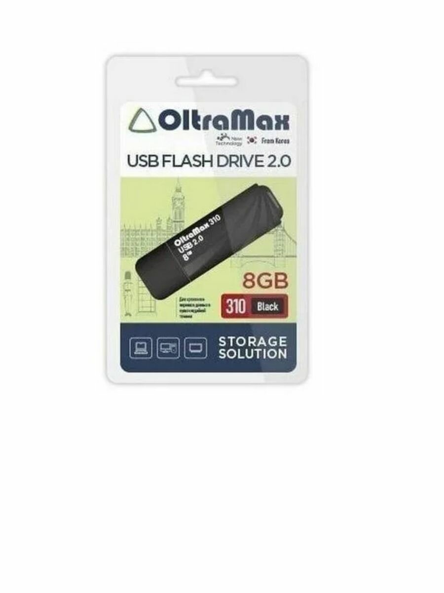 USB флеш накопитель OM-8GB-310-Black