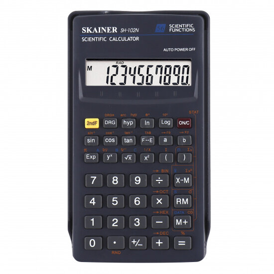 Калькулятор " Skainer " 8+2 разрядный инженерный (71*134*12мм) арт. SH-102N