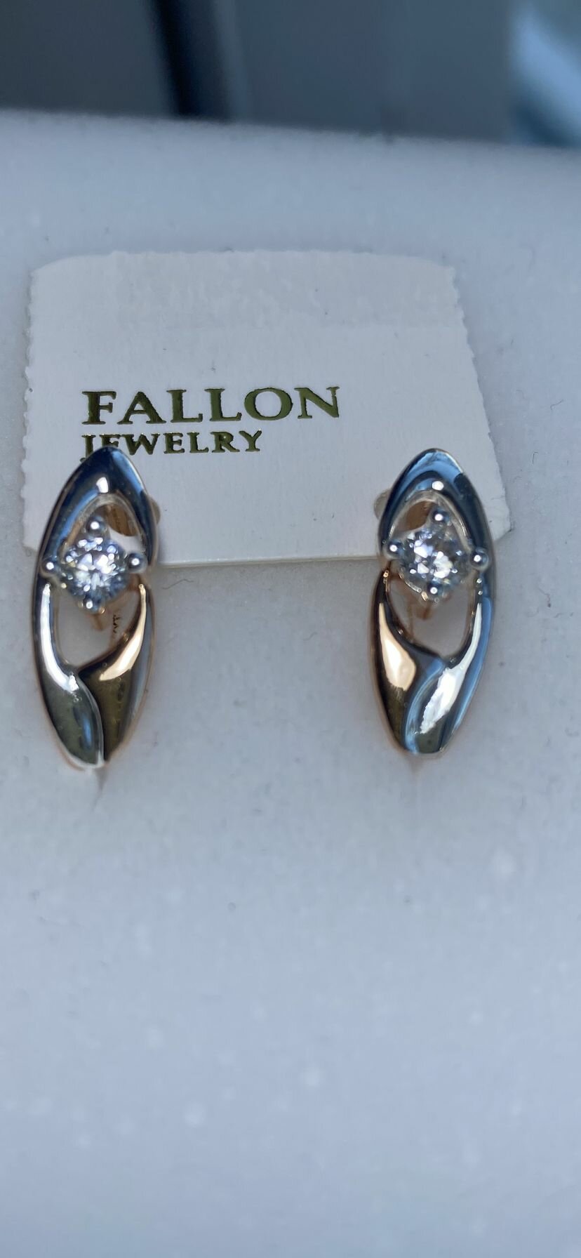 Серьги FJ Fallon Jewelry, фианит