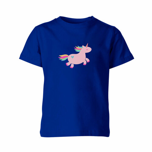 Футболка Us Basic, размер 12, синий детская футболка кружечка милый пикачу 140 темно розовый