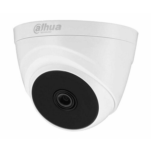 Купольная HDCVI-видеокамера Dahua DH-HAC-T1A21P-0360B ez ip ez hac d1a21p 0280b видеокамера hdcvi купольная 1 2 7 2мп кмоп 2 8мм фиксированный объектив 4в1 cvi tvi ahd cvbs