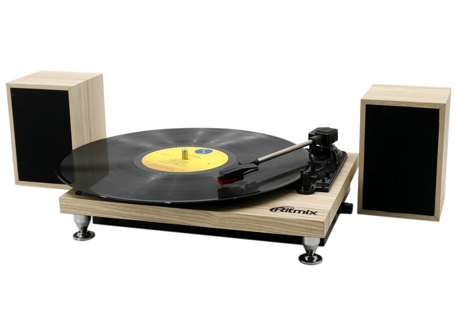 Проигрыватель виниловых дисков RITMIX LP-240 (светлое дерево)
