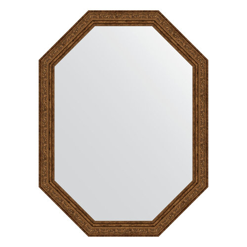 Зеркало Evoform Octagon BY 7031 60x80 виньетка состаренная бронза