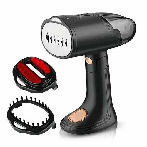 Ручной отпариватель R1160B от бренда RAF с вертикальной и горизонтальной функцией отпаривания мощность 150 Вт Выполнен в чёрном цвете Безопасный 215300₽