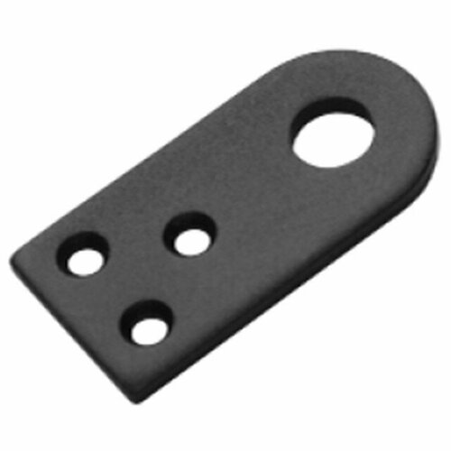 Проушина усиленная 80х40мм прямая черная 599₽