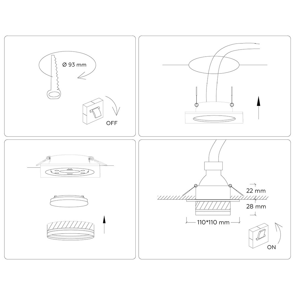 Встраиваемый светильник Ambrella Light GX53 Acrylic tech TN5221 - фотография № 7