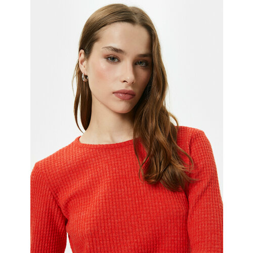 фото Лонгслив koton, размер s, красный