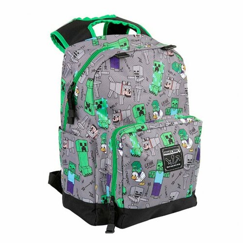 фото Рюкзак jinx майнкрафт "монстры" серый