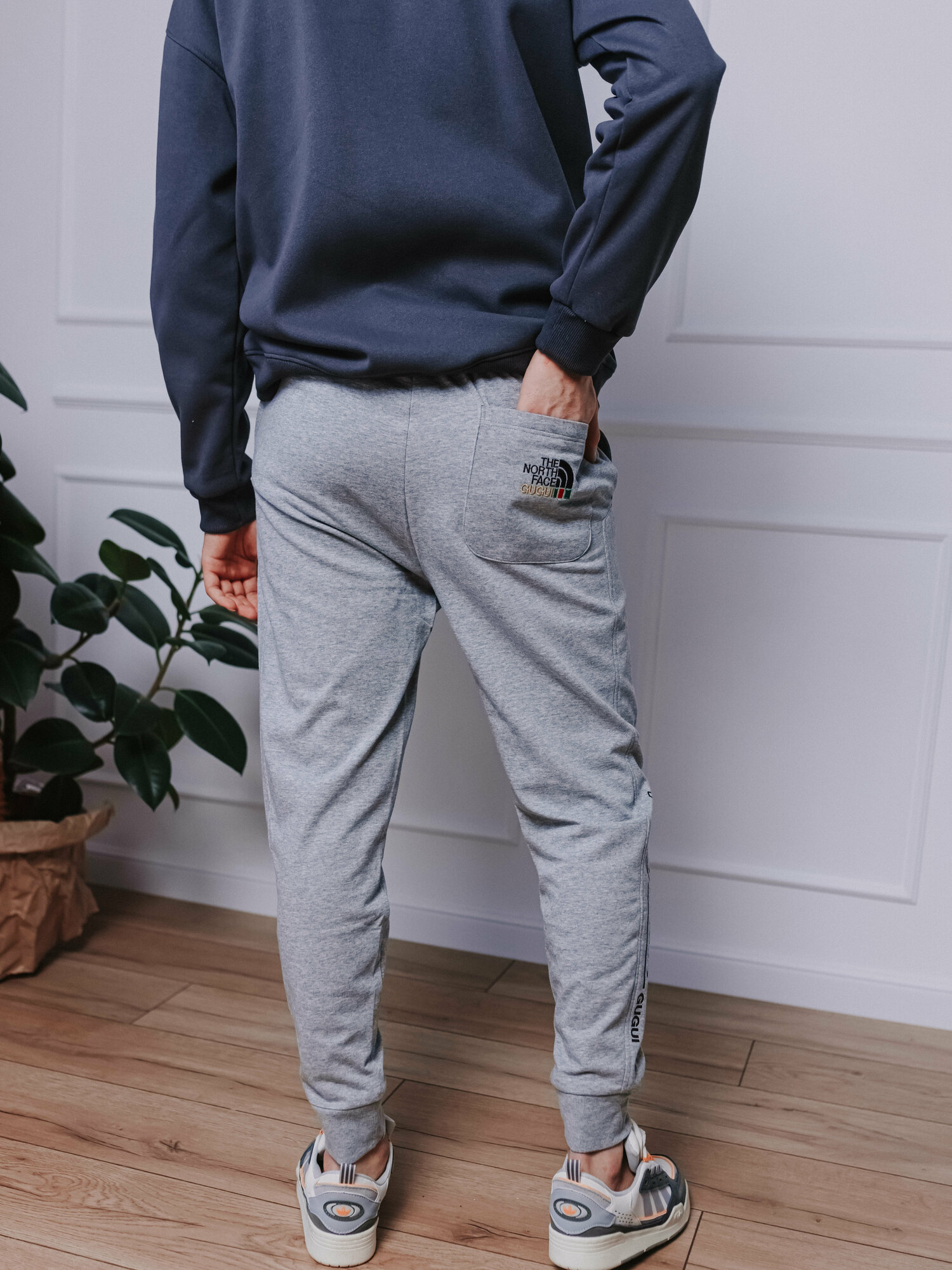 Брюки спортивные , размер 48/50, серый — фото 1